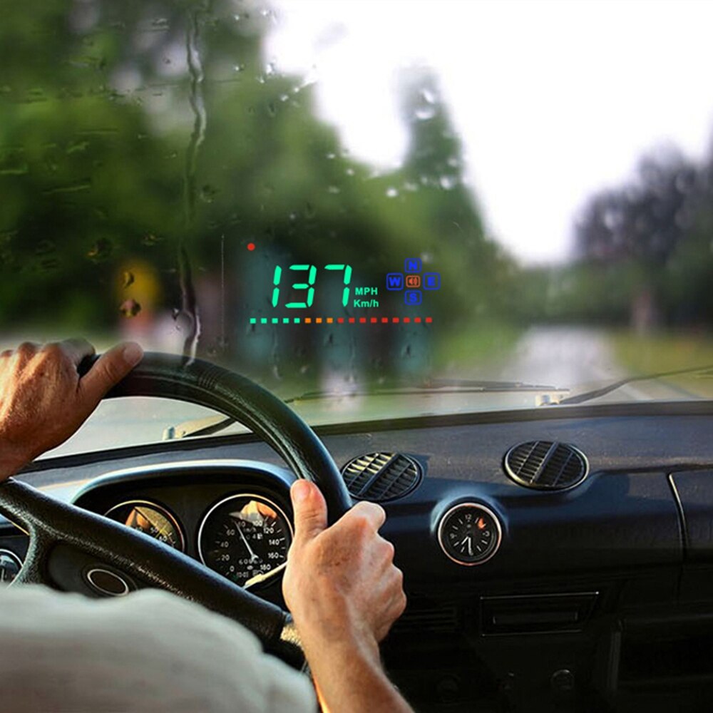 GPS car Speed Projector windshield head up display Electronics car gadgets Automobile HUD Rise Monitor OBD 2 Driving Computer