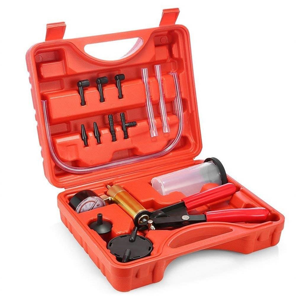 Automobile Brake Fluid Replacement Tool Pumping Dual Purpose Vacuum Pump Garage Repair Tool Kit Handheld Diy Vacuum Pump