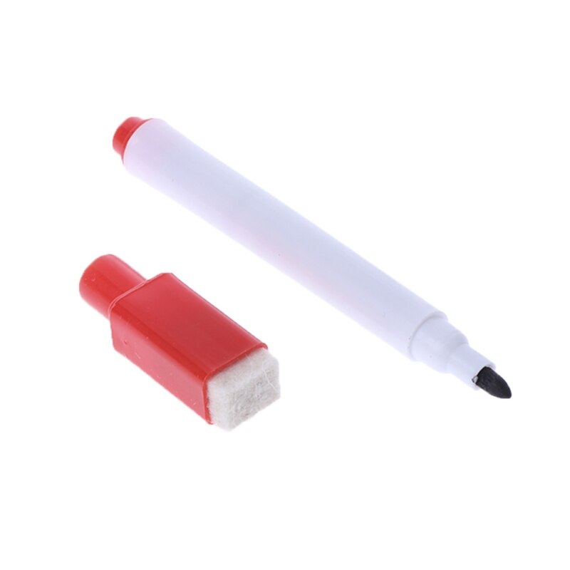6 unids/set pizarra borrable Rotulador con goma de borrar materiales escolares