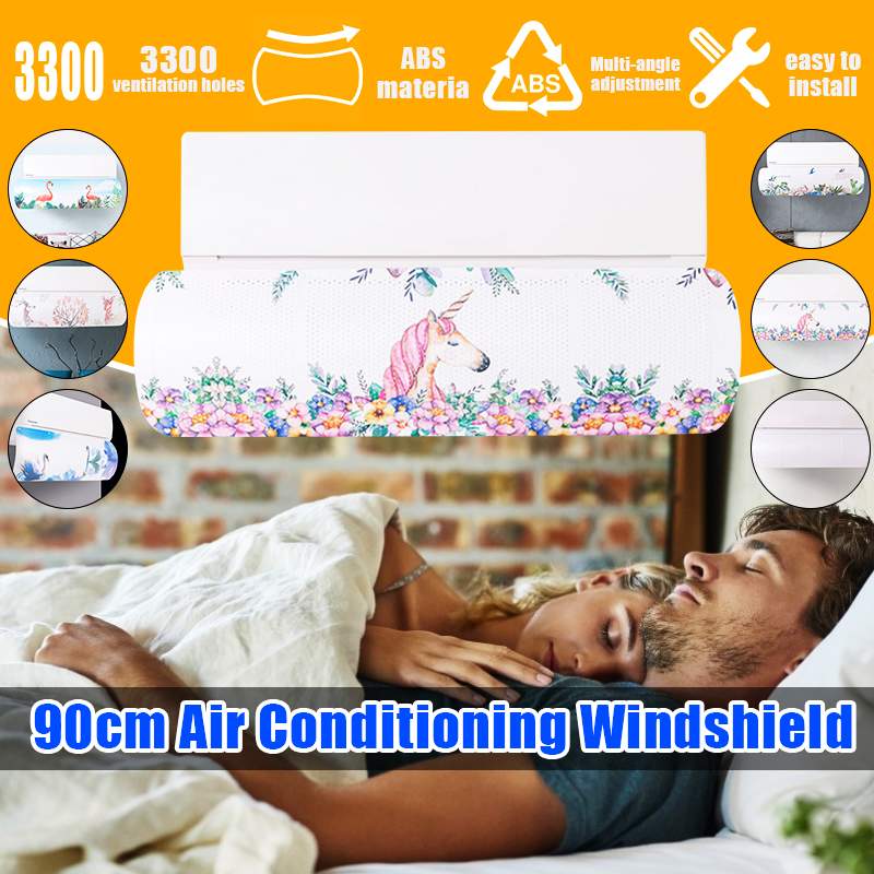 9 stijl Verstelbare Airconditioner Cover 90CM Voorruit Airconditioning Baffle Schild Wind Gids Straight Anti-wind Cover