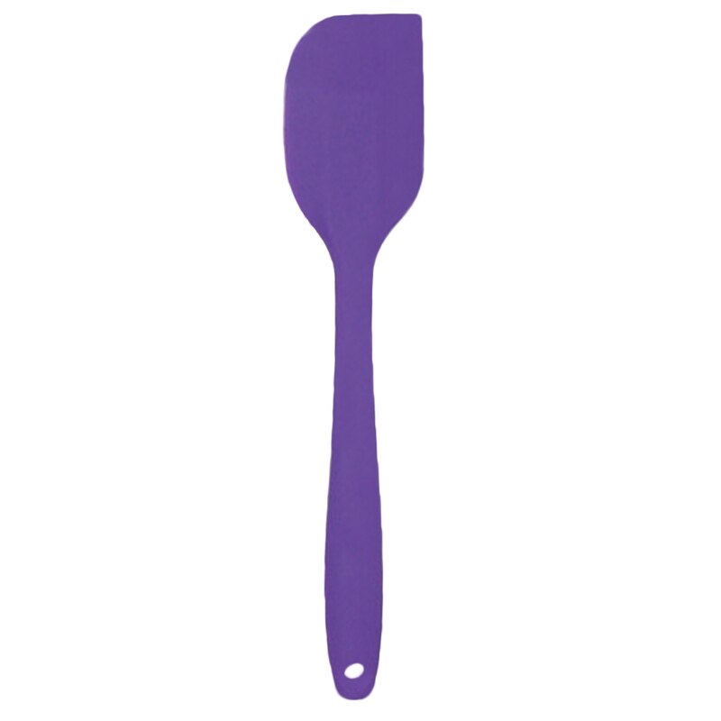 Multi-colored Spatula Kitchen Buttercream Silicone Cake Cooking Cream Spatula Cake Cooking Tool Kitchen Kitchenware: purple