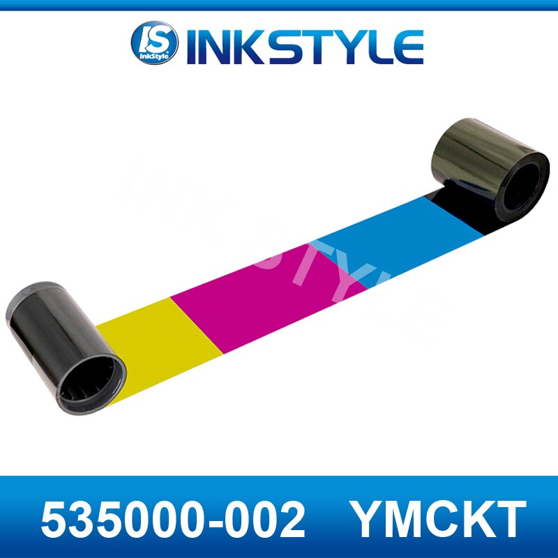 Per Datacard 535000-002 YMCKT Colore Del Nastro 250 stampe l'uso in CD800 CP40 CP40 + CP60 CP60 + CP80 stampante Carta D'IDENTITÀ