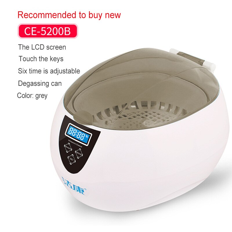 Digital Ultrasonic Cleaner Multi-Function Household Comercial Jewelry Ultrasound Sterilizing Machine Jewelry Glasses Watch