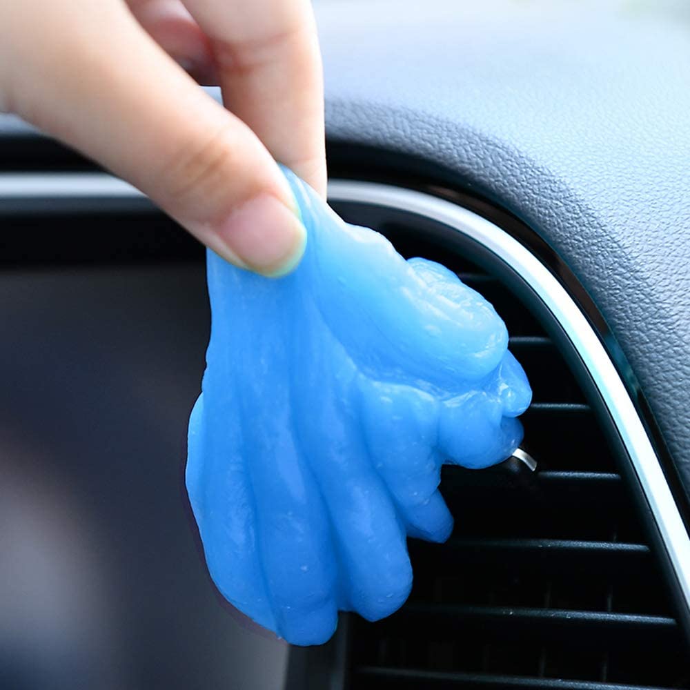 Auto Interieur Air Vent Cleaning Gel Magic Slib Toetsenbord Kloof Hoek Detaillering Sweep Dust Cleaner Removal Tool Wassen Lijm Modder