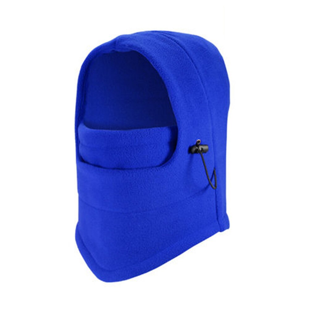 Men Women Winter Windproof Hat Fleece Thermal Warm Thick Adjustable Hiking Cycling Outdoors Headgear: GS2131BL