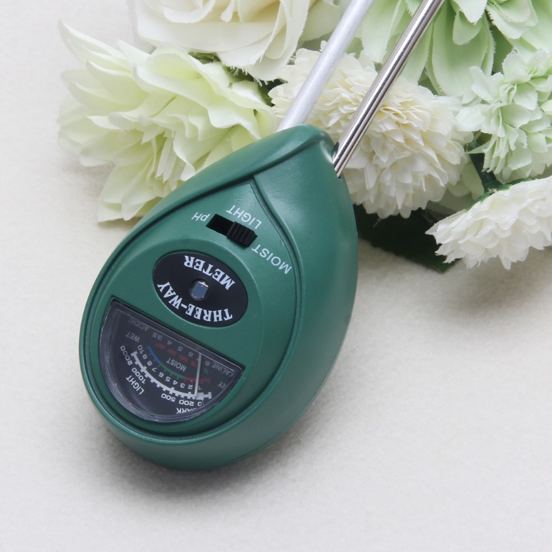 3 in1 Blumen Anlage Boden PH Tester Feuchtigkeit Licht Meter hydrokultur Analyzer