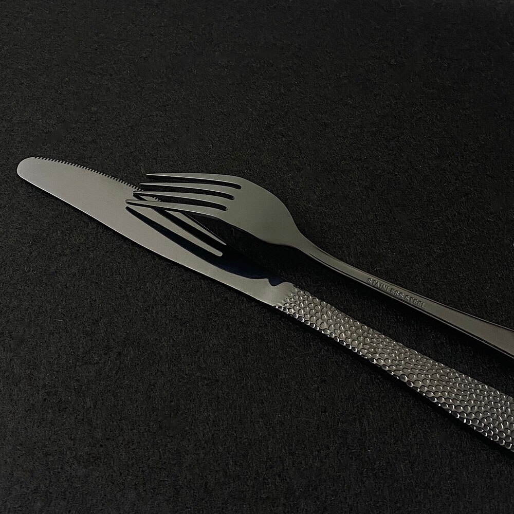16/24 st servis 304 bestickset i rostfritt stål regnbågsservis hem kök gaffel sked knivset bestick set