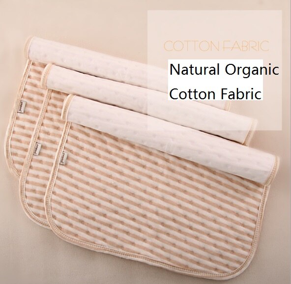 Child Natural Colored Cotton Newborn Baby Urine Pad Infant Toddler Bed Waterproof Cotton Clothe Diaper Changing Mat for Crib