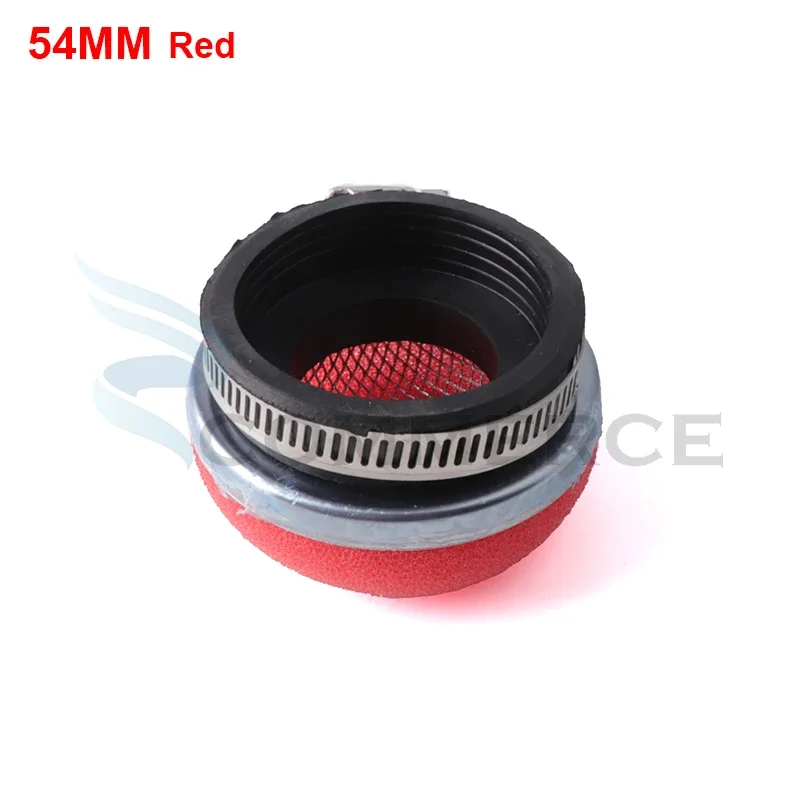 Esponja limpiadora de filtro de aire de espuma recta para motocicleta, 28/32/35/38/42/45/50/54/58MM, para motor de 2 tiempos, bicicleta de bolsillo, Mini Moto Scooter: Blanco