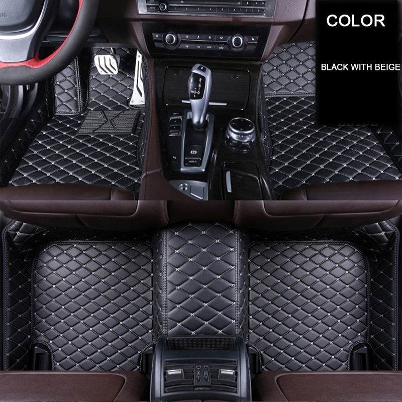 Alfombrillas de cuero para coche para Fiat, todos los modelos 500 Ottimo, Panda Punto palio Linea Sedici Viaggio Bravo Freemont, estilismo