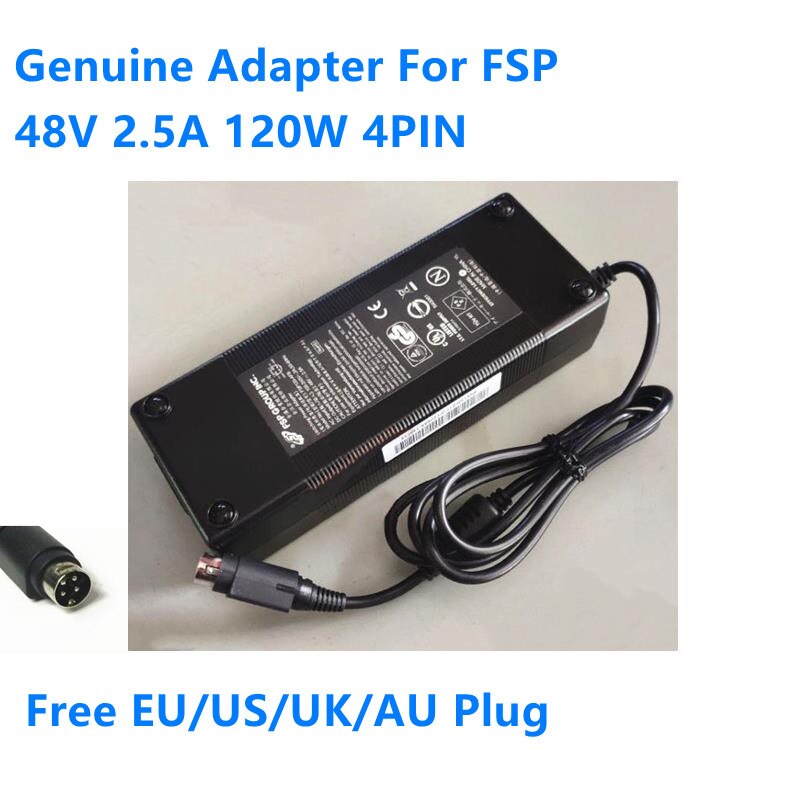 Echte Ac Adapter Voor Fsp FSP120-AFB 48V 2.5A 120W 4PIN Voeding Lader