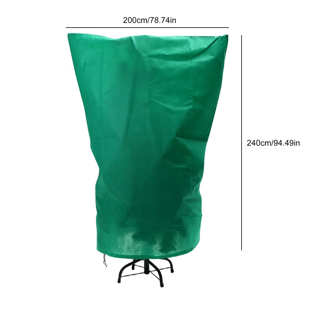 Bolsa de protección de invierno para plantas de 2x2,4 M, cubierta duradera para escarcha de árbol, protege las plantas del aire frío, nieve, Material Degradable