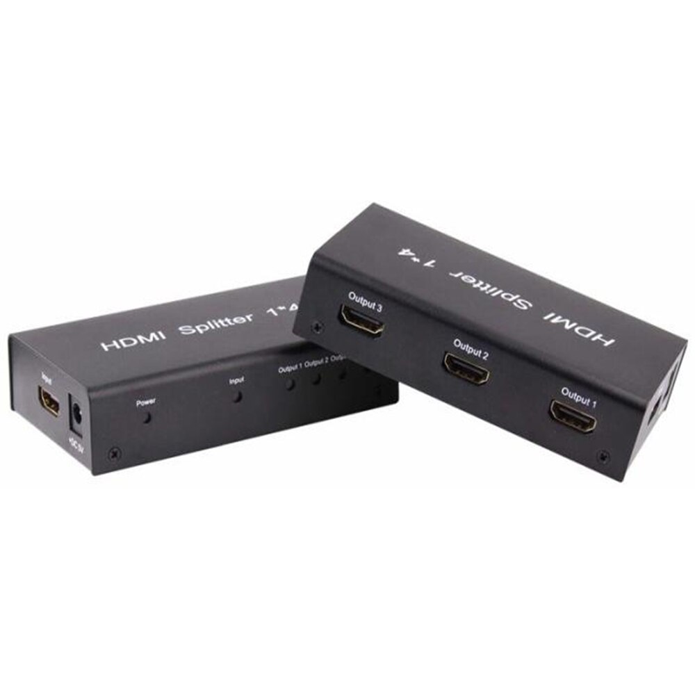 HDMI One-to-Four Splitter 1X4 HDMI One In Four Out Support 1080P HD TV Divider