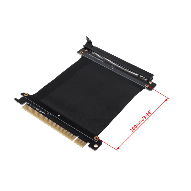Carte graphique PCI Express 3.0 16x à connecteur Flexible, haute vitesse, câble surélevé, adaptateur de Port d&#39;extension pour GPU: Length 10cm