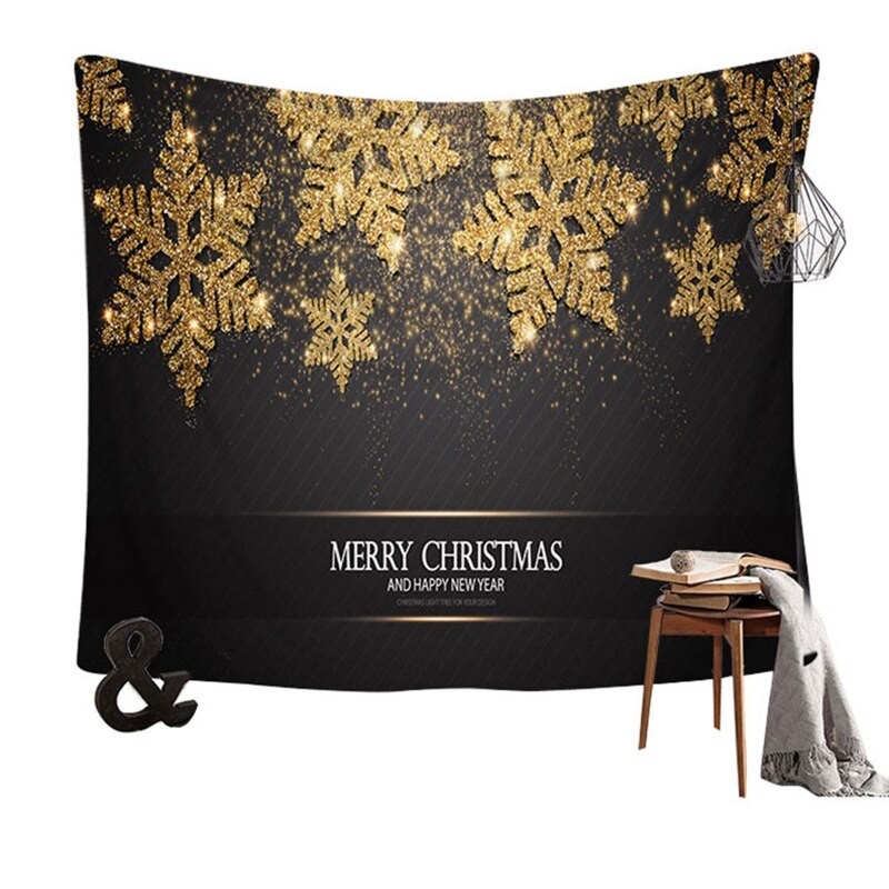 Noël vert arbre tapisserie maison tenture murale tissu de fond tissu de noël décoration de la maison couvre-lit mur tapis