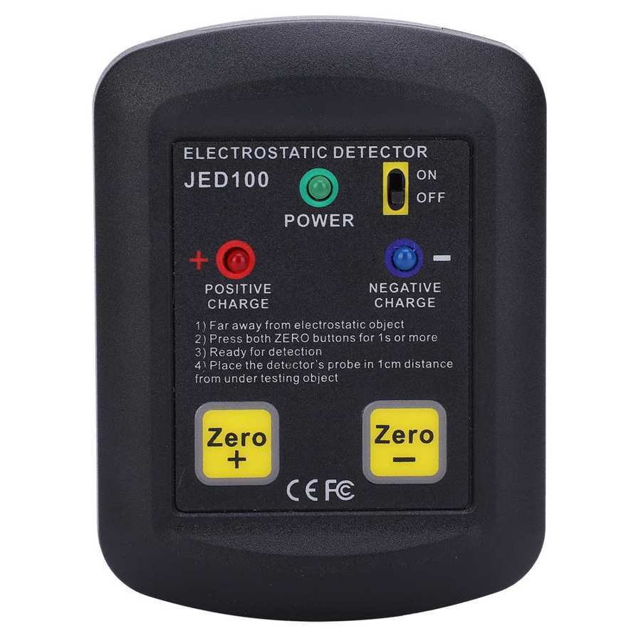 JED100 Electrical Equipment Electrostatic Voltage Tester Non‑Woven Fabric Static Electricity Field Meter Non-contact Tester