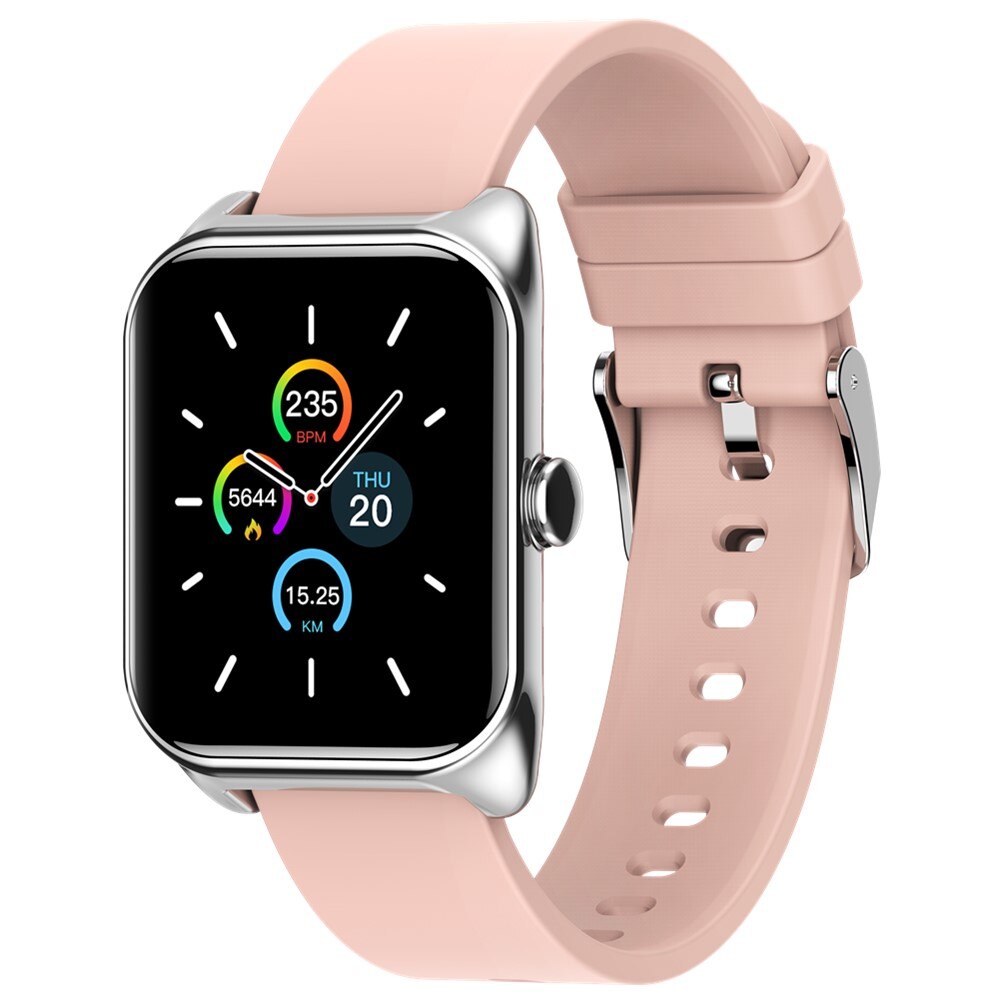 B58 Clever Uhren Frauen männer SmartWatch Herz Bewertung Monitor Clever Fitness Armbinde Tracker Männer Tragbare Geräte Für B57 Uhr Band: B58 Rosa / hinzufügen 8GB TF Karte