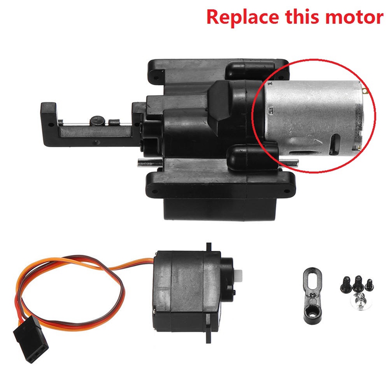 370 High Speed Motor 52000 RPM For WPL D12 C14 C24 B14 B24 B16 B36 MN D90 MN99S RC Car Upgrade Parts Accessories