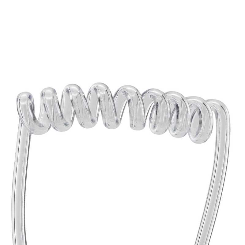 Oreillette talkie-walkie 2- broches avec microphone, conduit d'air ptt, kit de surveillance pour écouteurs talkie-walkie ptt