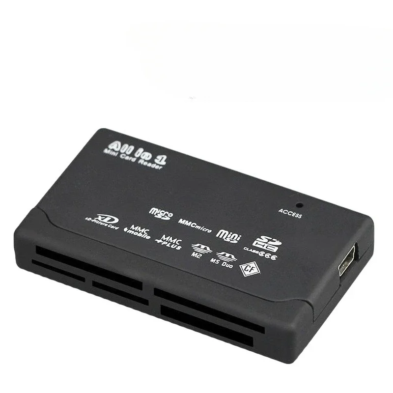 All In One Card Reader USB 2.0 SD Card Reader Adapter Support TF CF SD Mini SD SDHC MMC MS XD usb card reader