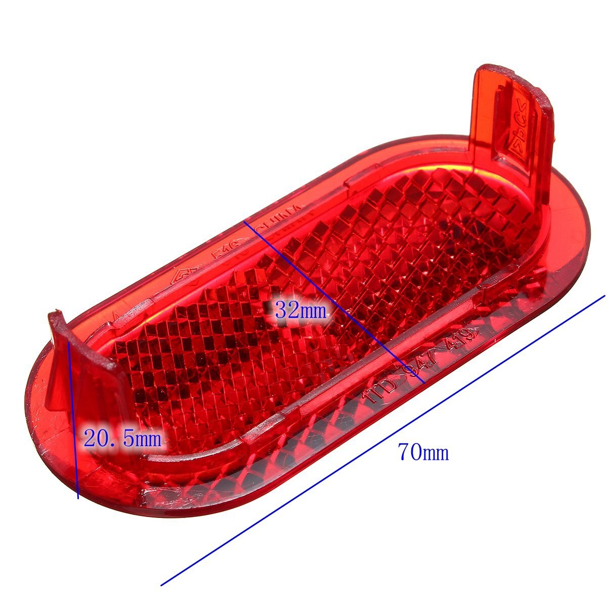 1pc bildørslampe rød advarselslampe reflektor til vw beetle caddy polo touran 6 q 0947419