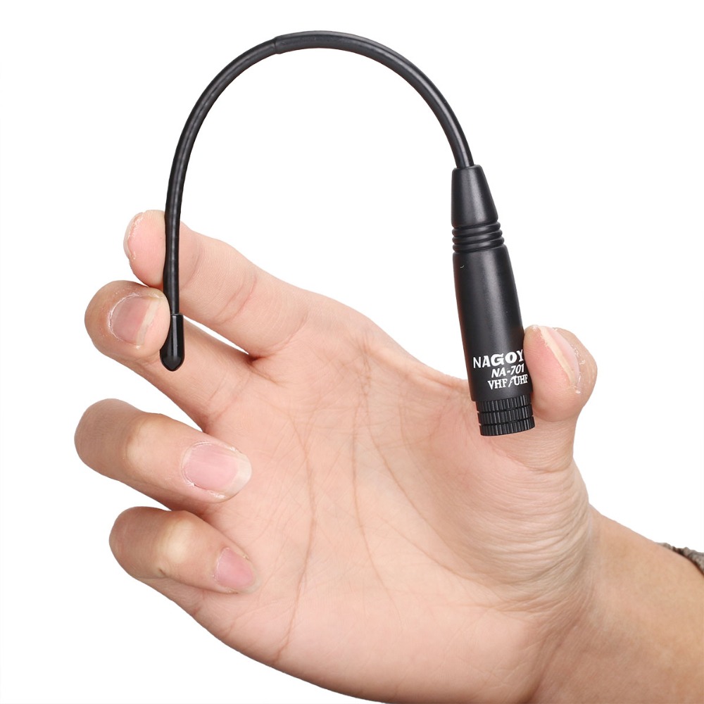 2 stücke Nagoya NA-701 SMA-Männlich Dual Band 144/430MHz Soft-Antenne für Handheld Radio TYT Wouxun yaesu ICOM Walkie Talkie Radio