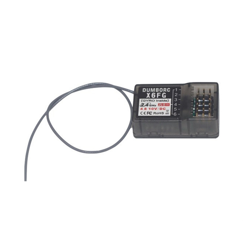RC Servo DUMBORC X6F/X6FG/X6DC/X6DCG 2.4G 6CH Radio Control Systeem Ontvanger voor X4 X5 X6 X6P Zender RC Auto Boot