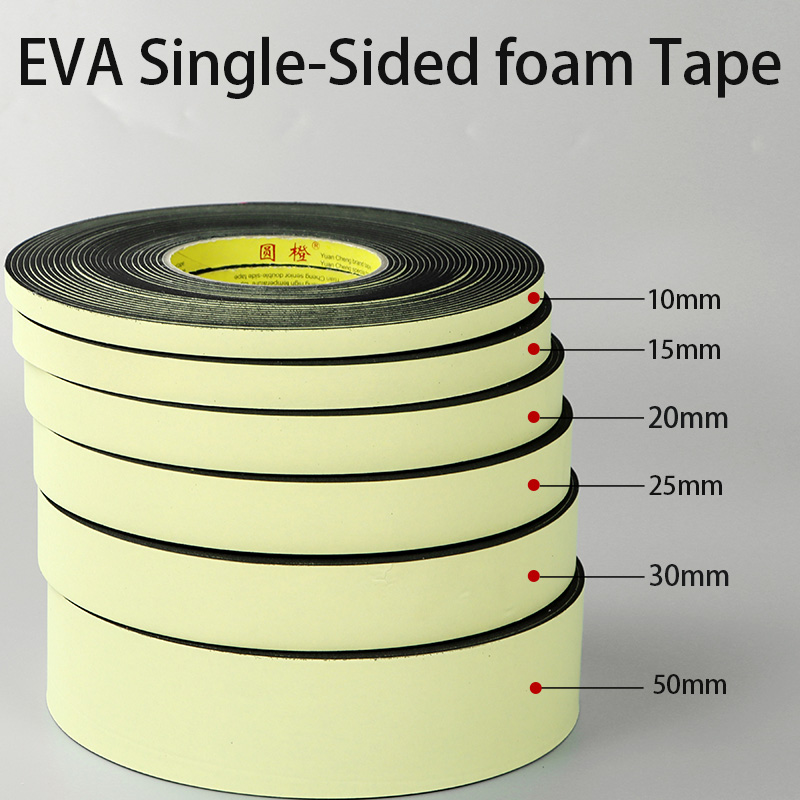 Sterk zelfklevende EVA enkelzijdige schuimtape, deur- en raamafdichting, wind- en geluiddicht, tafelhoekbescherming
