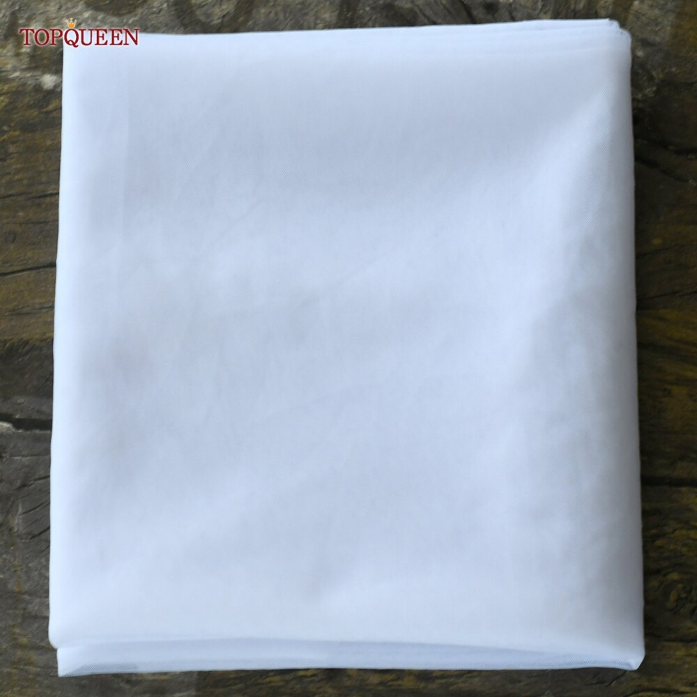 TOPQUEEN-velo de novia V154, borde de encaje suave, velos de novia lisos, una sola capa, , Rochii, romántico, encaje de pestañas, longitud del codo: Blanco / 300 cm