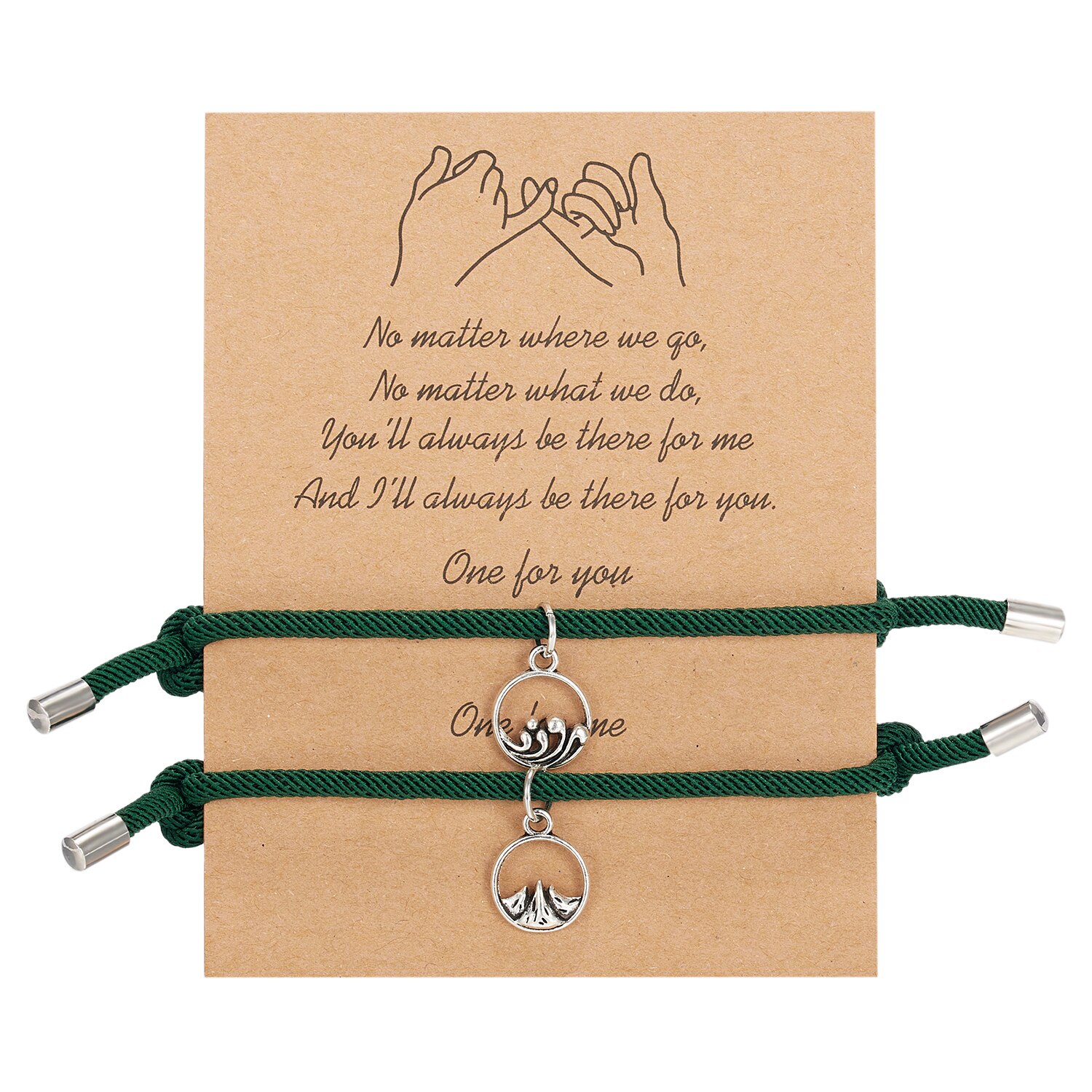 Aantrekkelijke Handgemaakte Armband Vrouwen Mannen Paar Charm Vrouwelijke Mannelijke Magneet Bal Gekoppeld Vriendschap Sieraden: 5