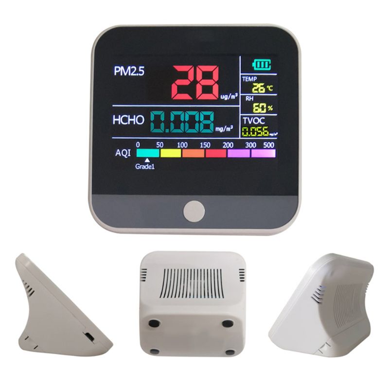 PM2.5 Formaldehyde Detector Air Monitor Dust Sensor LCD Pollution Tester