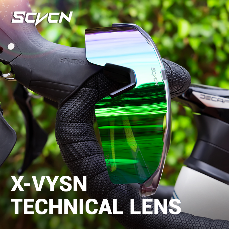 Scvcn sykkelbriller menn kvinner  uv400 solbriller mountainbike sykling ridebriller utendørs sport kjøringe løping fotturer solbriller