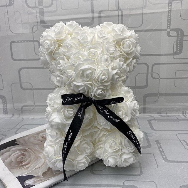 VIP link Rose Bear with eub for Marko: Cream white