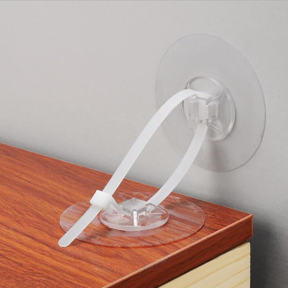 Soporte anticaída para muebles de armario sin perforaciones, correas de seguridad ajustables para niños, bloqueo autoadhesivo para el cuidado del bebé