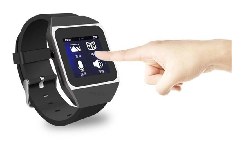 8 GB Touchscreen Clever Uhren Sport Mp3-Spieler Unterstützung FM E-buch Bluetooth Schrittzähler Läufer Sporttyp Mp3-Spieler
