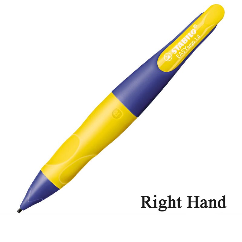 Stabilo Easyergo Mechanical Pencil 1.4mm Pencil Lead Left Right Hand Holding Automatic Pencils for Kids: Blue yellow Right
