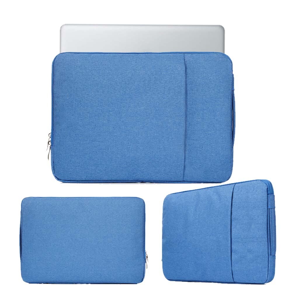 Waterproof Zipper Laptop Bag for Apple Macbook Air 11&quot;/Macbook 12&quot;/Air 13&quot;/Pro 13&quot;/Pro 15&quot;/White 13&quot;/Pro 16 Inch Laptop Handbag: blue / Macbook Pro 16inch