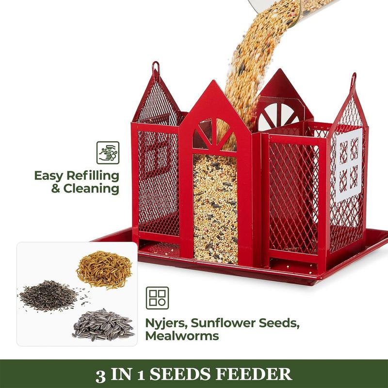 Image result for Bird Feeders For Outdoors Metal Bird Garden Feeder... - Grandado