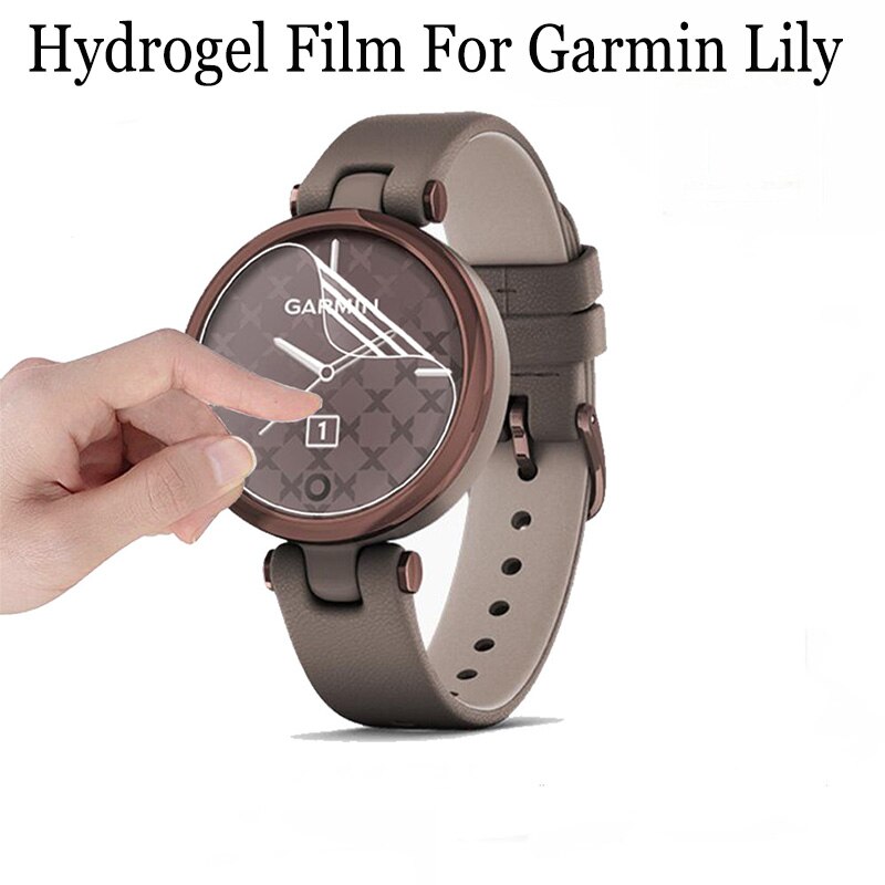 2Pc 4Pc Ultra-Dunne Transparante Clear Full Hydrogel Film Voor Garmin Lelie Sport Smart Watch Beschermende Film Cover voor Garmin Lelie