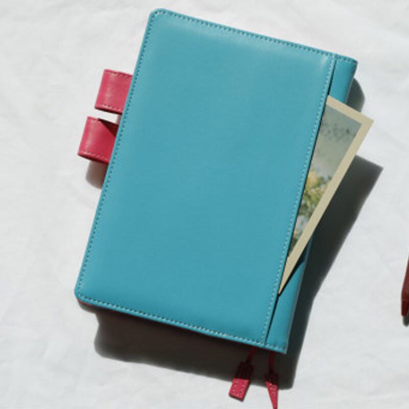 A5 Notebook Cover Planner Diary Book Leather Specifications Covers Japanese Style Icecream Color School