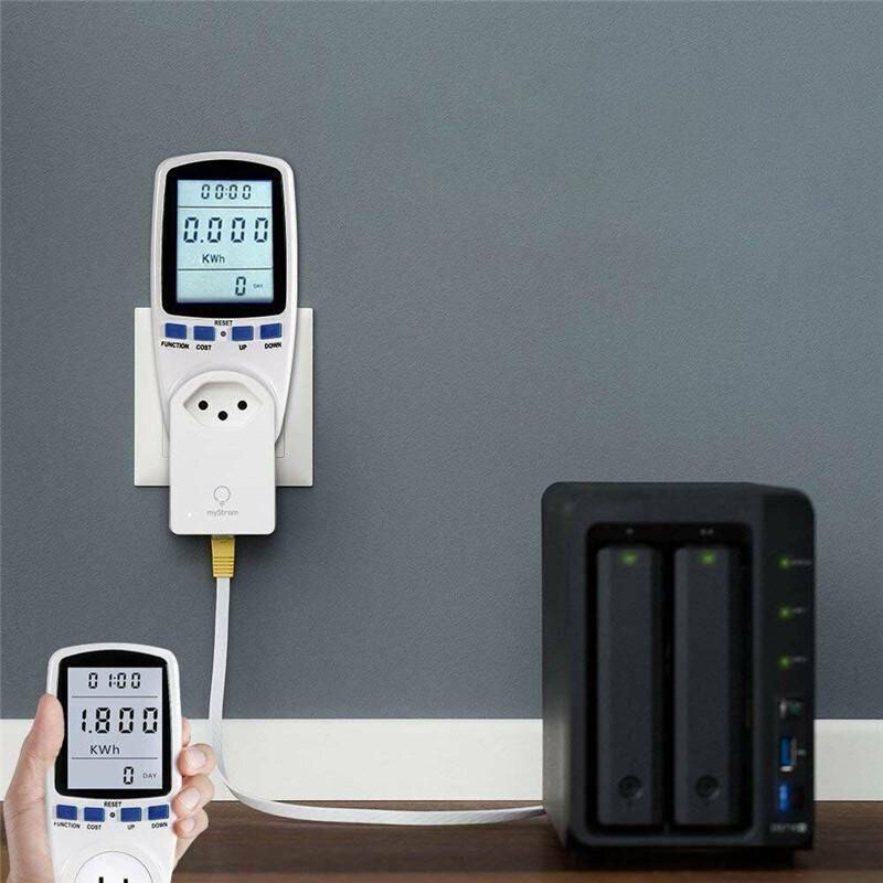 Strøm strømforbruk måler energimonitor watt kwh analysator elektrisk test energimåler måling uttak strømanalysator