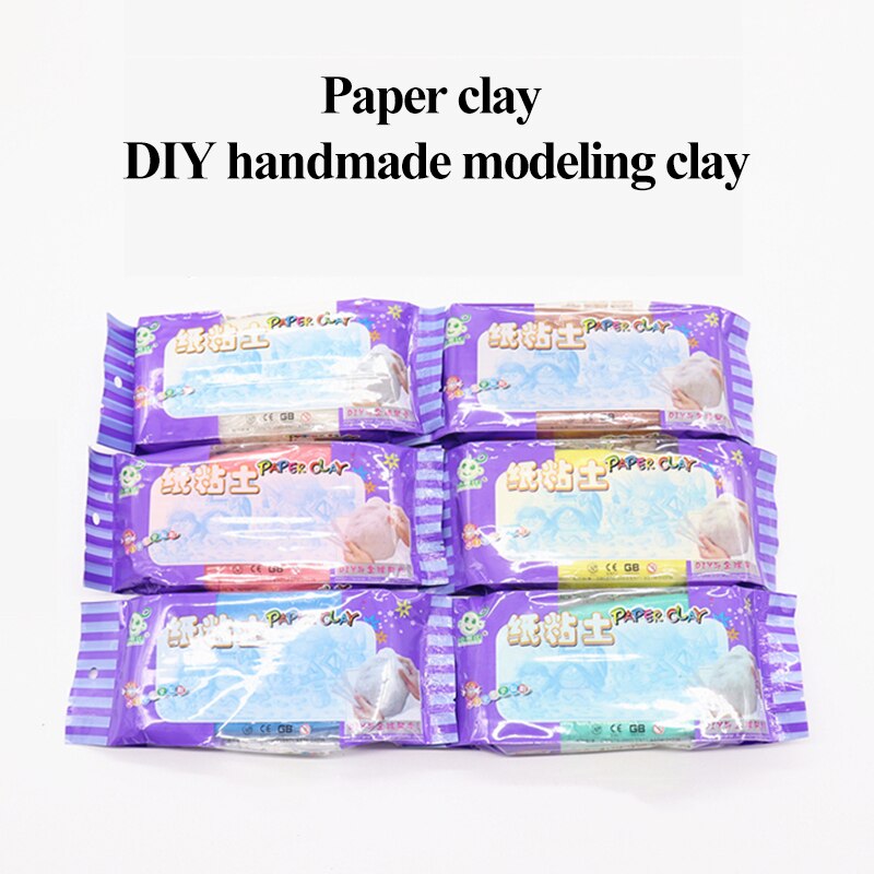 Diy Materiaal Zacht Papier Klei Klei Plasticine Modder Boetseerklei Kids Hand-Made Modder Puzzel Educatieve Benodigdheden Veilig