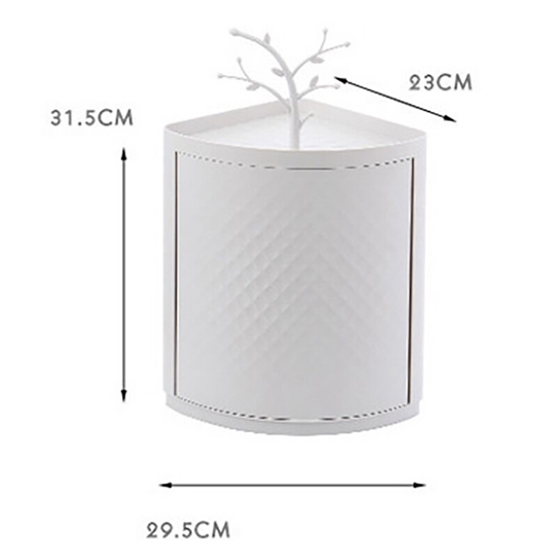 Obrotowa potrójna szafka narożna szafki pyłoszczelna półka aneks kuchenny szafka narożna akcesoria łazienkowe