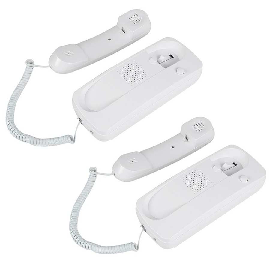 Intercom Doorphone Audio Villa Home Office Non-visual Wired AC DC Two Way