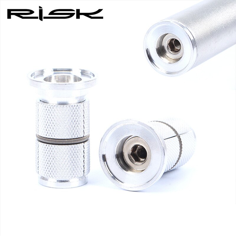RISK-Juego de tuercas de cuña para bicicleta de montaña, accesorios para ciclismo, 28,6mm