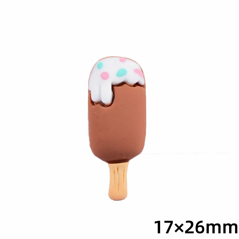 10Pcs Ice Cream Pendenti E Ciondoli per Slime di Riempimento FAI DA TE strumenti di Modellazione di Argilla Forniture Resina Slime Deocr Giocattoli di Argilla Accessori per I Bambini: 5Pcs C