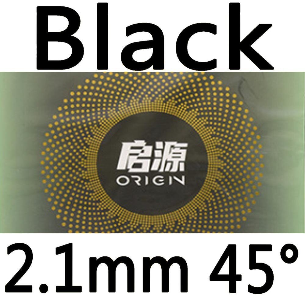 RITC 729 ORIGIN Pips-In Table Tennis Defensive Tacky Rubber With Sponge: Black 2.1mm H45