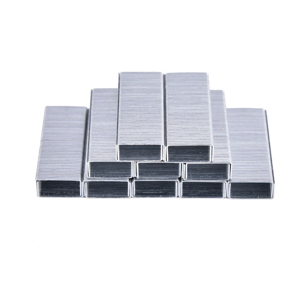 Silver Stainless Steel Staples Office Binding Supplies 1000Pcs Consuming Supplies 1 Pack 12#:12*5mm