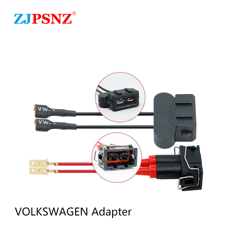 Enchufe de bocina de coche, conector macho hembra, altavoz estéreo, cable de bocina, bocina de Caracol, adaptador de conversión de enchufe dedicado, modificación: Oro