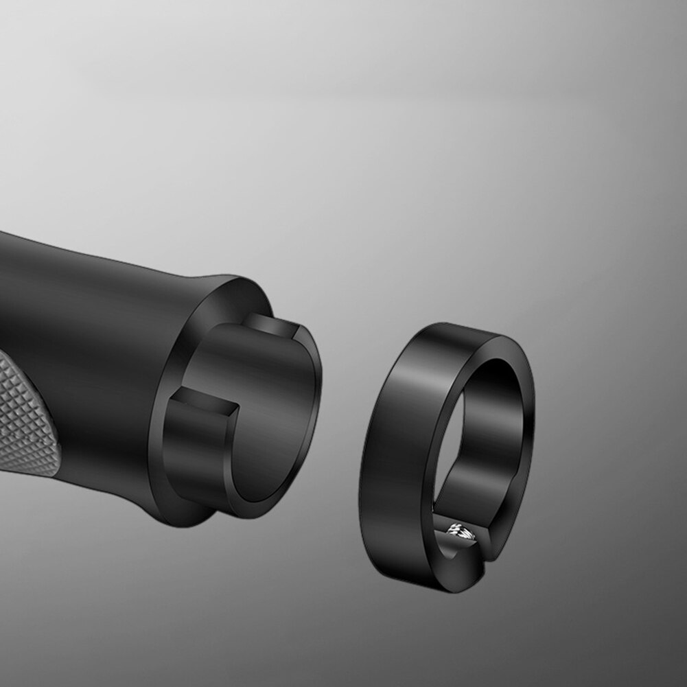 1 Paar Ergonomie Fiets Stuur Cover Rubberen Handgreep Fiets Grip Upgrade Vervanging Zwart